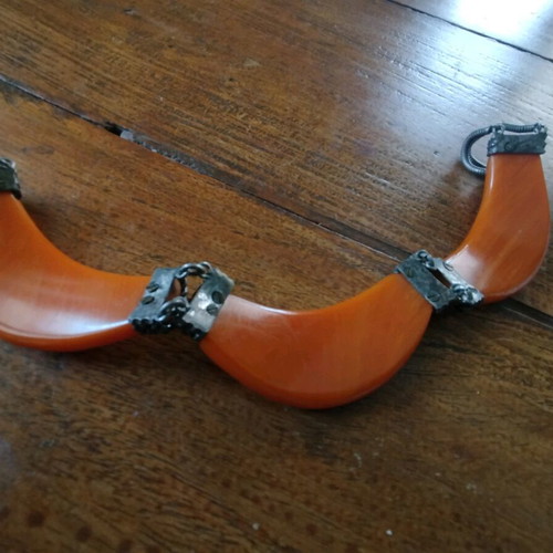 Vintage bakelite necklace statement Art Deco 1920-1930 like new