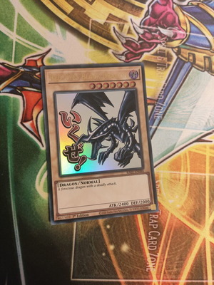 Red-Eyes Black Dragon Yu-Gi-Oh! card like new, Ultra Rare RA05