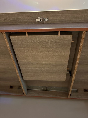 Living room extendable table, 160-200cm length