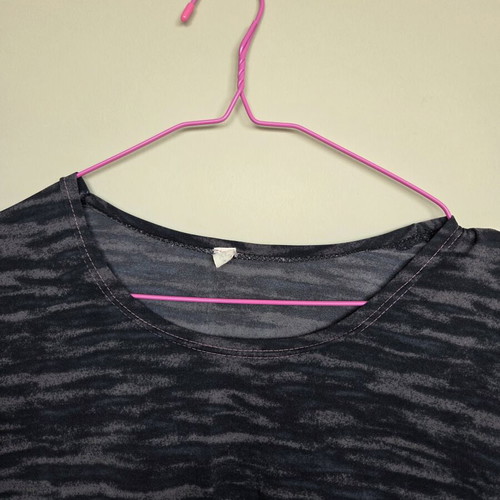 Women's blouse like new, black and grey, size XL