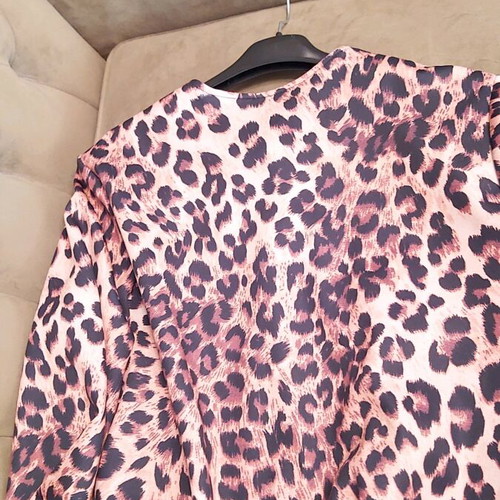 Despina Vandi women's bomber jacket new, animal print, size M-L