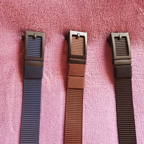 Men's belts set of 3, 1.15cm, like new, black and brown