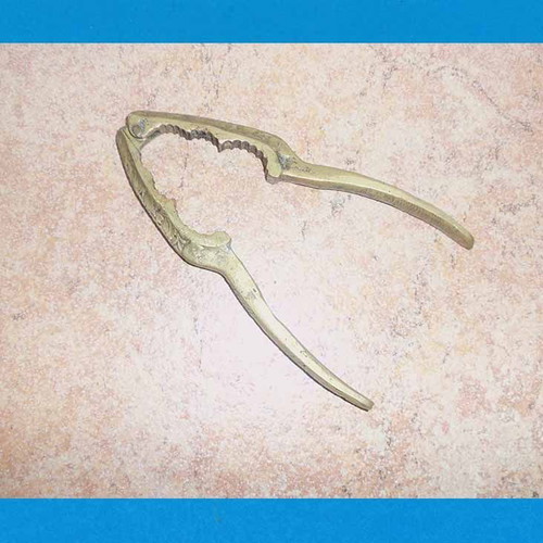 Bronze nutcracker - lobster cracker used, 17 cm length