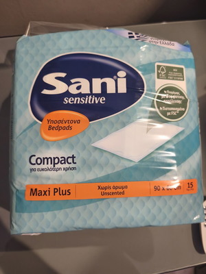 Sani Maxi Plus bedpads unscented, pack of 15