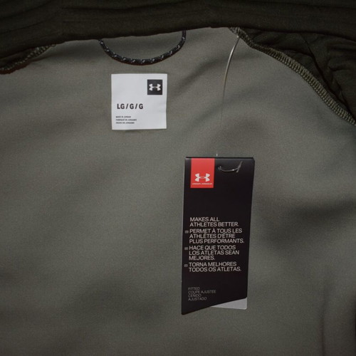 Under Armour Unstoppable Move Fullzip Hoodie new, size L, green