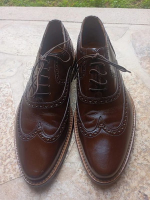 Dolce & Gabbana men's leather Brogue shoes size 44, like new