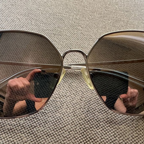 AX Armani Exchange rose gold sunglasses for women