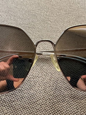 AX Armani Exchange rose gold sunglasses for women