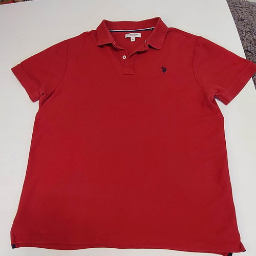 U.S. Polo Assn. men's red polo shirt XL like new