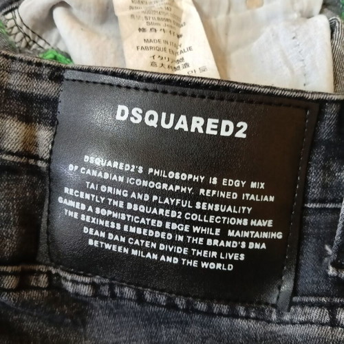 Dsquared2 jeans size 48 like new, black