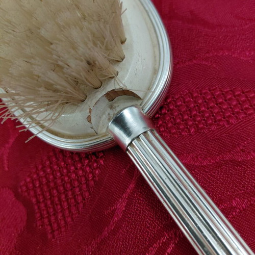 Vintage boudoir clothes brush from the 1970s, used