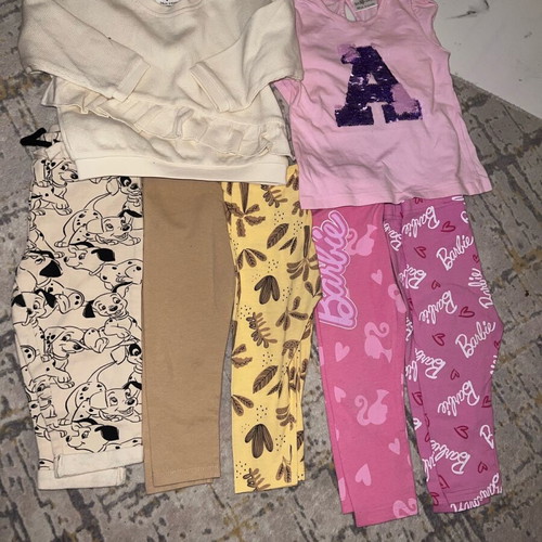 Baby clothes for girl like new, set of 7 pieces, size 80