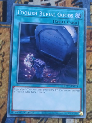 Foolish Burial Goods Yu-Gi-Oh! κανονική κάρτα Spell