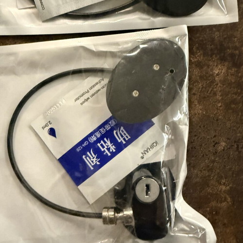 Security Locks with Steel Cable and Key, Pack of 14, New