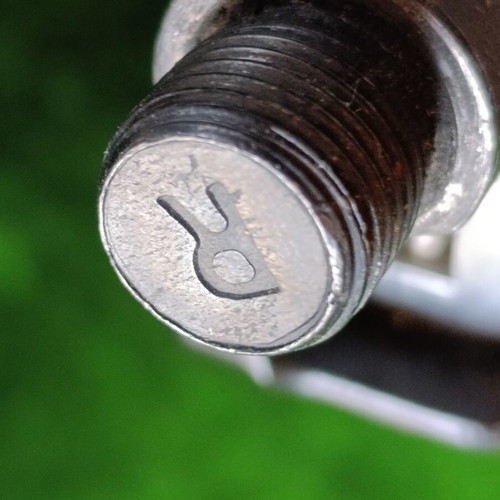 Classic metal bicycle platform pedal, vintage design
