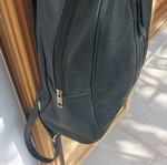 Backpack used black with unique front design
