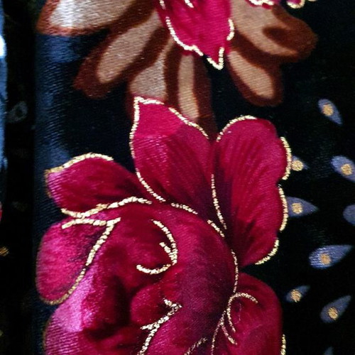 Velvet dress-tunic new, multicolor, size L