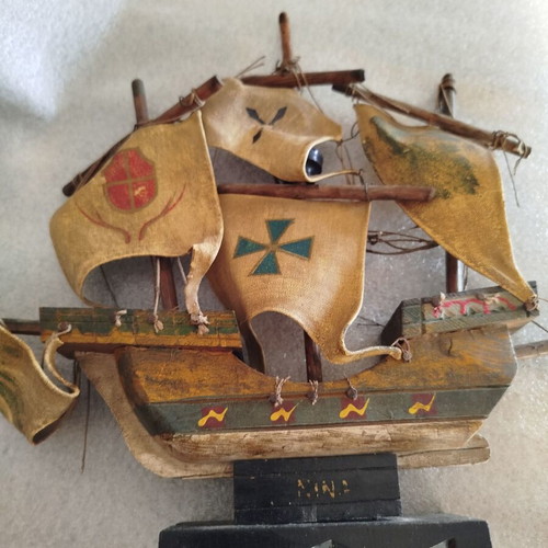 Two vintage ships