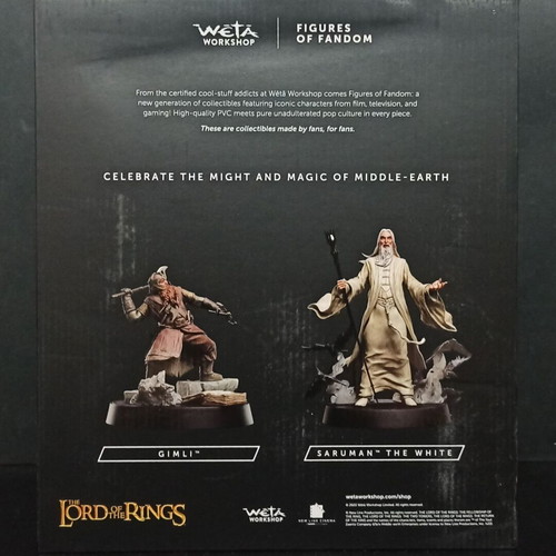 Weta Workshop Lord of the Rings Saruman the White Figure new