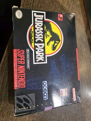 Jurassic Park Super Nintendo μεταχειρισμένο, έκδοση USA
