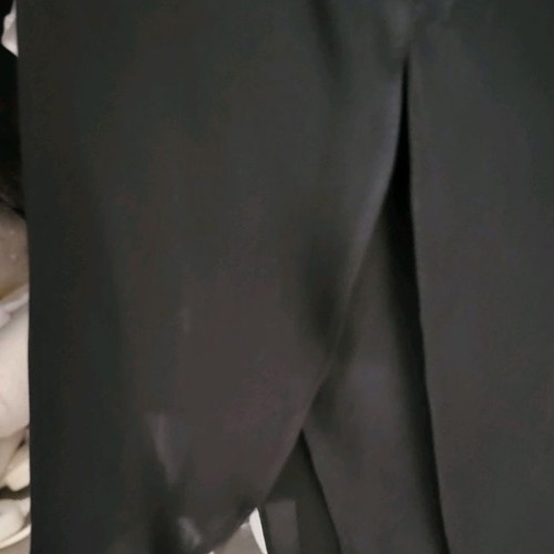 Πουκαμίσα Zara μαύρη μακριά Medium καινούργια με σκίσιμο στο πλάι