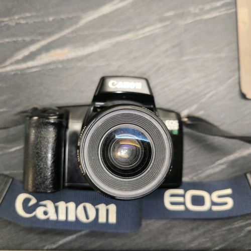 Canon EOS 600 and 1000F with 2 EF lenses and flash like new