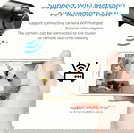  Κάμερα Ασφαλείας Wi-Fi Mini – Εσωτερική/Εξωτερική Χρήση | Ανίχνευση Κίνησης & Ήχου (Καινούργια)