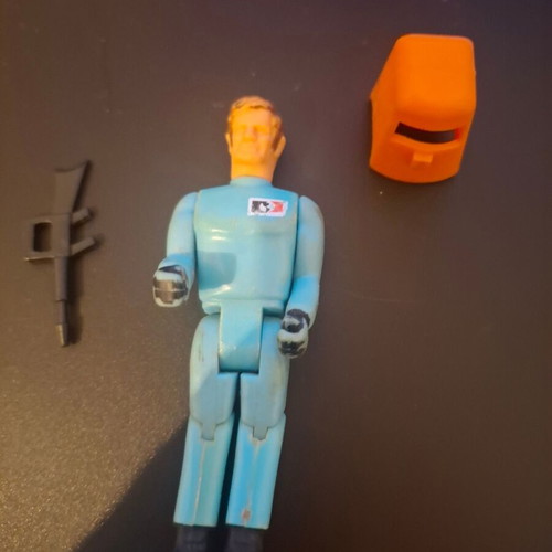 Matchbox Lesney vintage 70's MAC 3'' μπλε φιγούρα δράσης μεταχειρισμένη