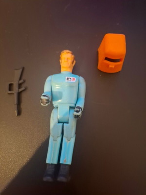 Matchbox Lesney vintage 70's MAC 3'' μπλε φιγούρα δράσης μεταχειρισμένη