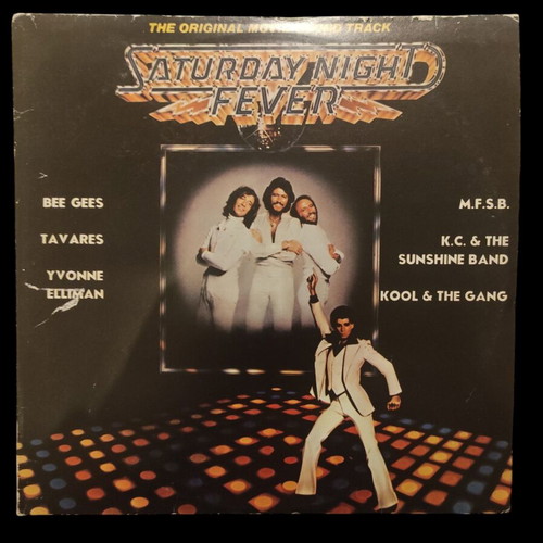 Saturday Night Fever vinyl used, disco soundtrack