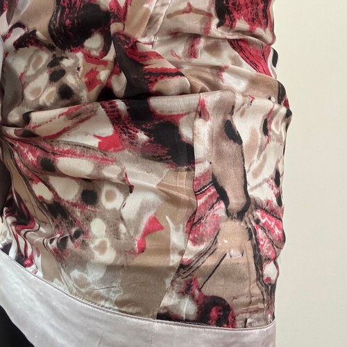 Gabriella Rocha Silk Blouse 100% One Shoulder, Long Sleeve, Like New