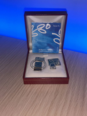 Σετ συλλεκτικών pins Athens 2004 επίσημο, καινούργιο