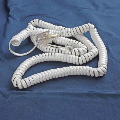 Telephone cable extension 5 meters with rotating plug new