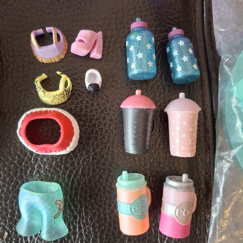 LOL Figures Nail Salon Accessories used set