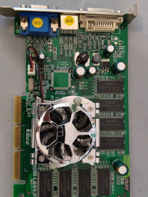 Point of View GeForce FX 5500 256MB DDR κάρτα γραφικών μεταχειρισμένη, AGP