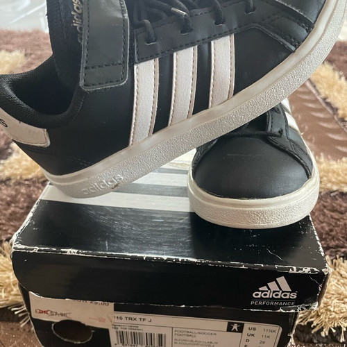Adidas sneakers size 29 like new, black and white