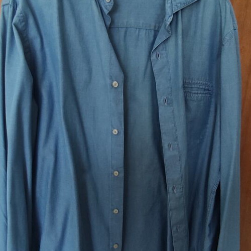 Mango blue shirt, size L