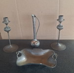 Silver-plated brass decorative items used