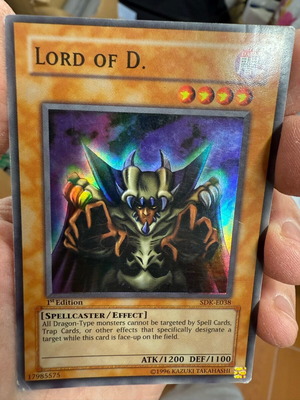 YU-GI-OH Lord of D. 1 edition χρυσή κάρτα μεταχειρισμένη