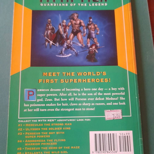 Mythmen Guardians of the Legends Perseus used comic book