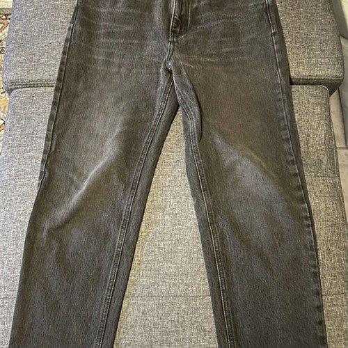 Pull & Bear black mom fit high waist jeans used, size S 36 8