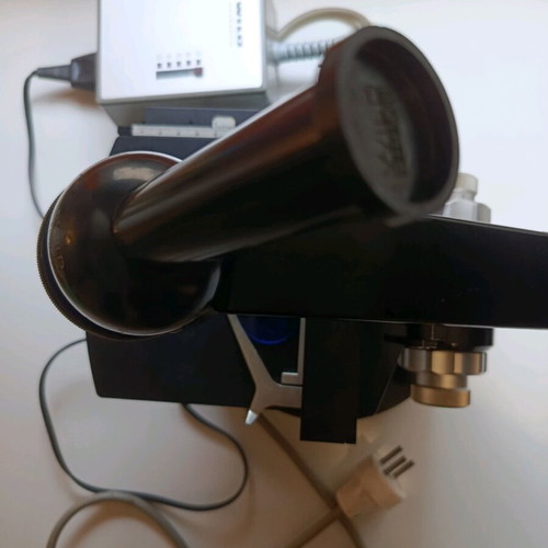 Collectible WILD Heerbrugg Microscope used with original accessory