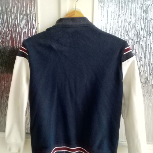Zara kids varsity jacket used, blue color