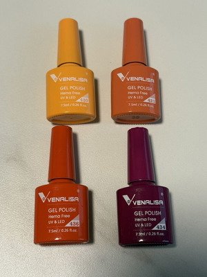 Venalisa semipermanent nail polishes new