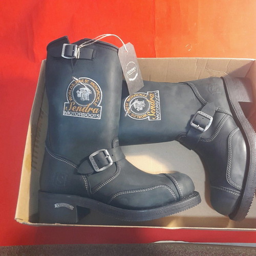 Sendra N42 handmade boots new black