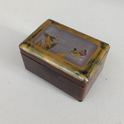 Wooden music box Sankyo Japanese made with traditional melody