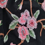 Floral top Shein like new, summer embroidered design