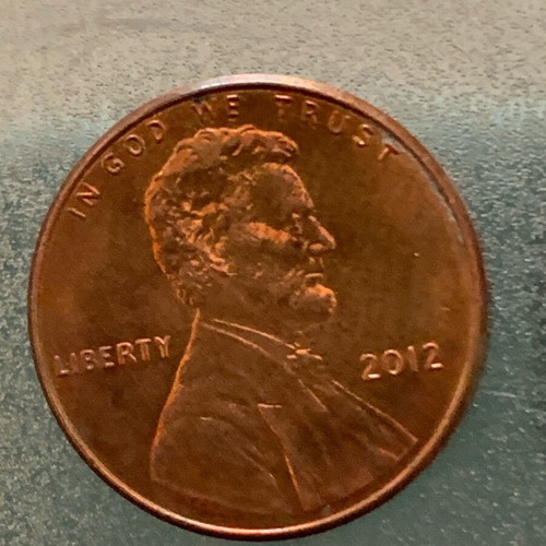 U.S Lincoln pennies like new, years 2012/1985/1979S