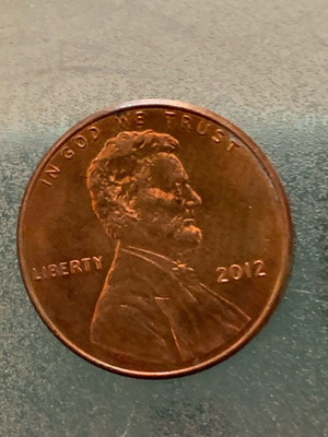 U.S Lincoln pennies like new, years 2012/1985/1979S