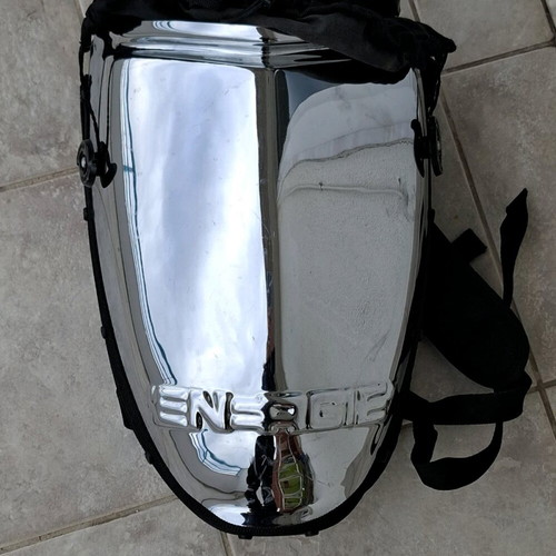 Energie backpack daily use like new, silver mirror design (~15L)